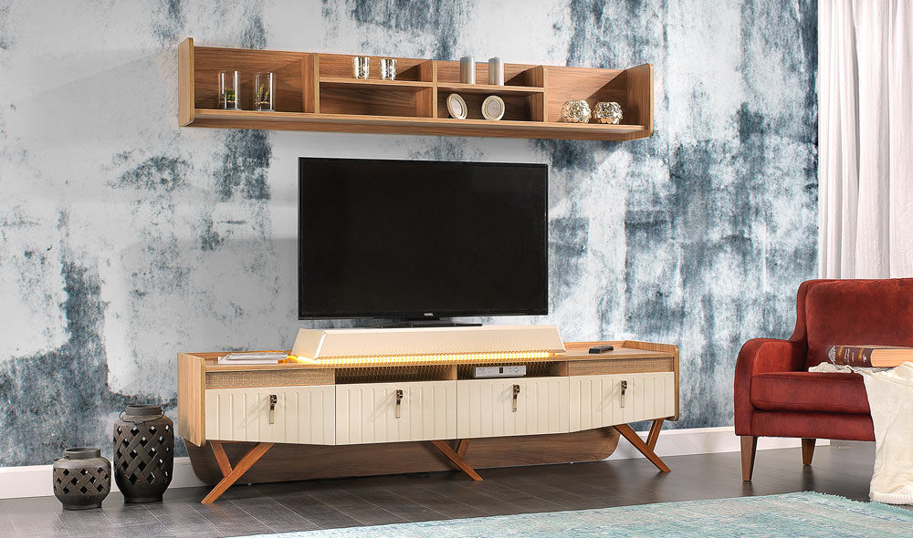 Tv Üniteleri, CaddeYıldız furniture CaddeYıldız furniture Nowoczesna jadalnia Akcesoria i dekoracje