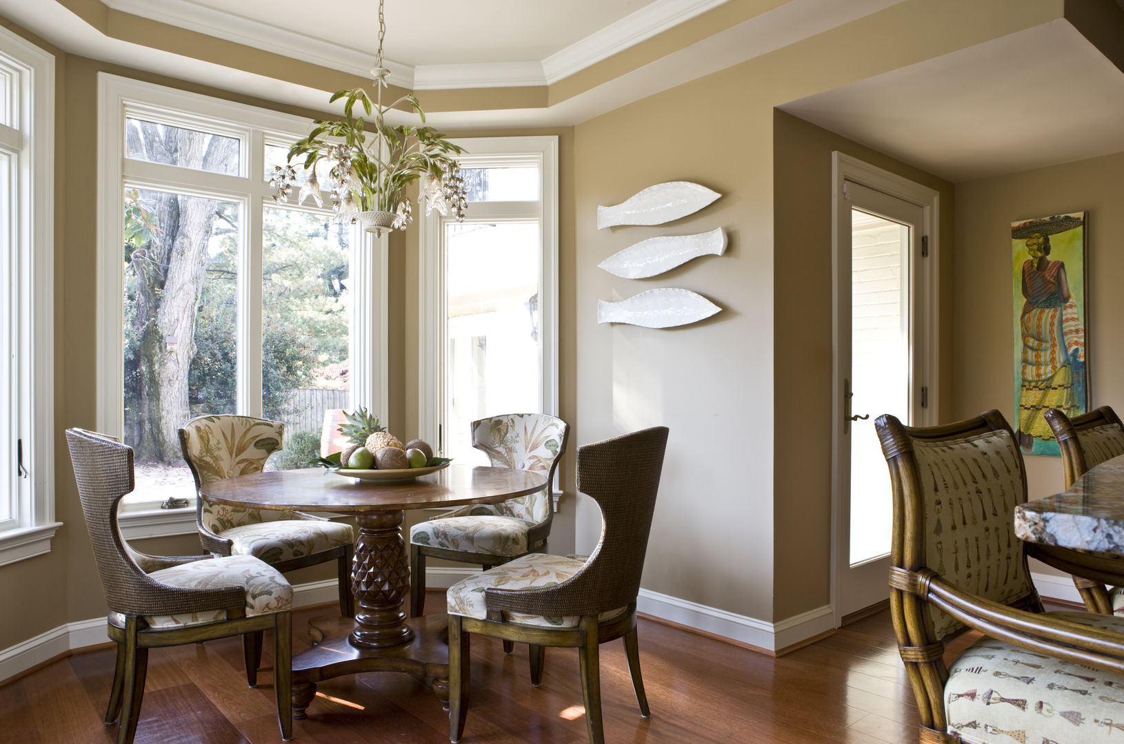 Caribbean Dream - Breakfast Area Lorna Gross Interior Design Tropical style kitchen