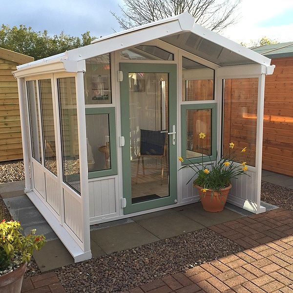 Nordic Guernsey Summerhouse GBC Group Classic style garden Wood Wood effect Greenhouses & pavilions