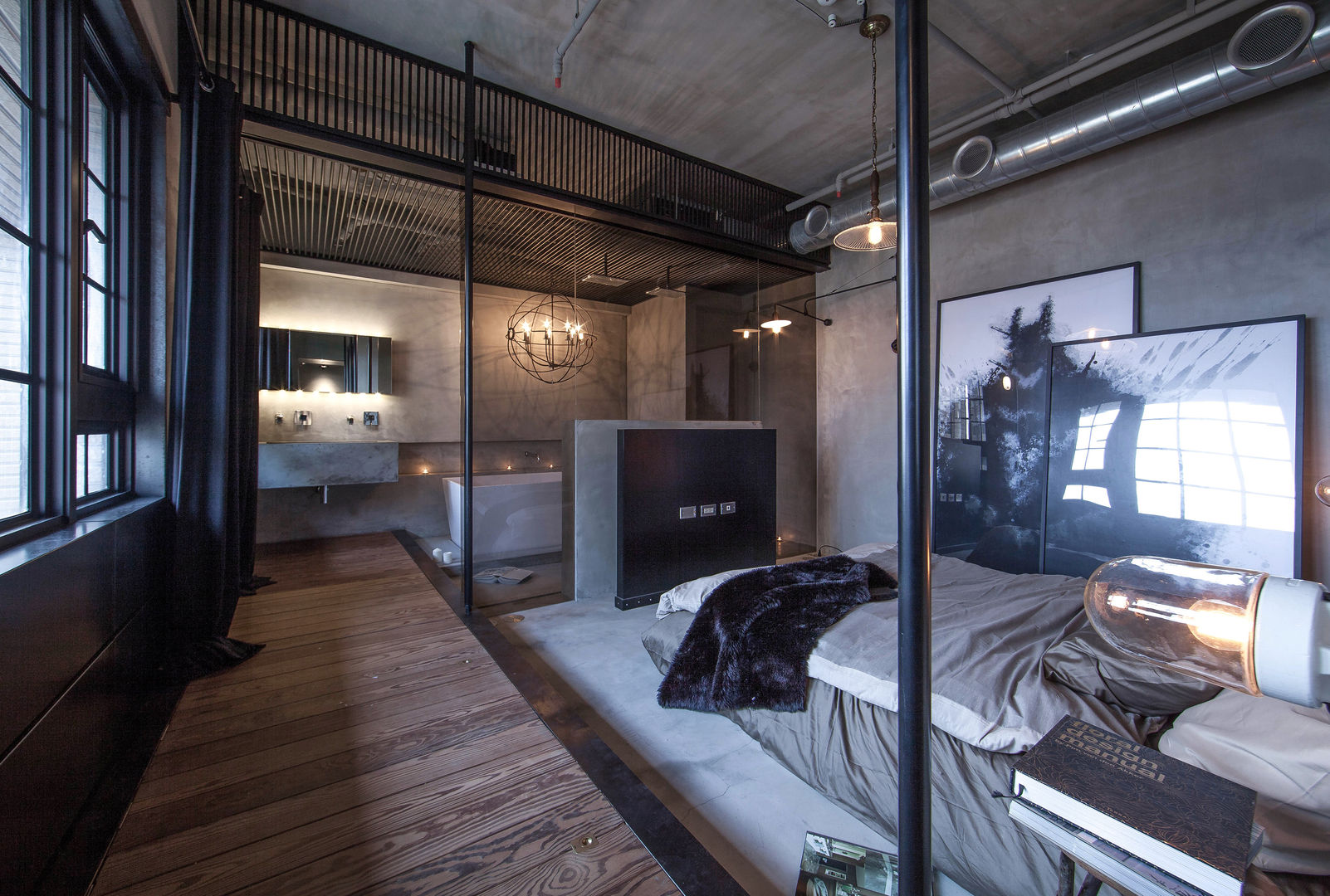 聚場 Stage, 璧川設計有限公司 璧川設計有限公司 Industrial style bedroom