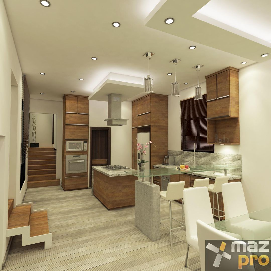 CASA J / T, Mazpro Arquitectura Mazpro Arquitectura Modern kitchen