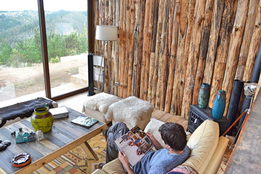 Casa Vichuquén, AtelierStudio AtelierStudio Modern living room