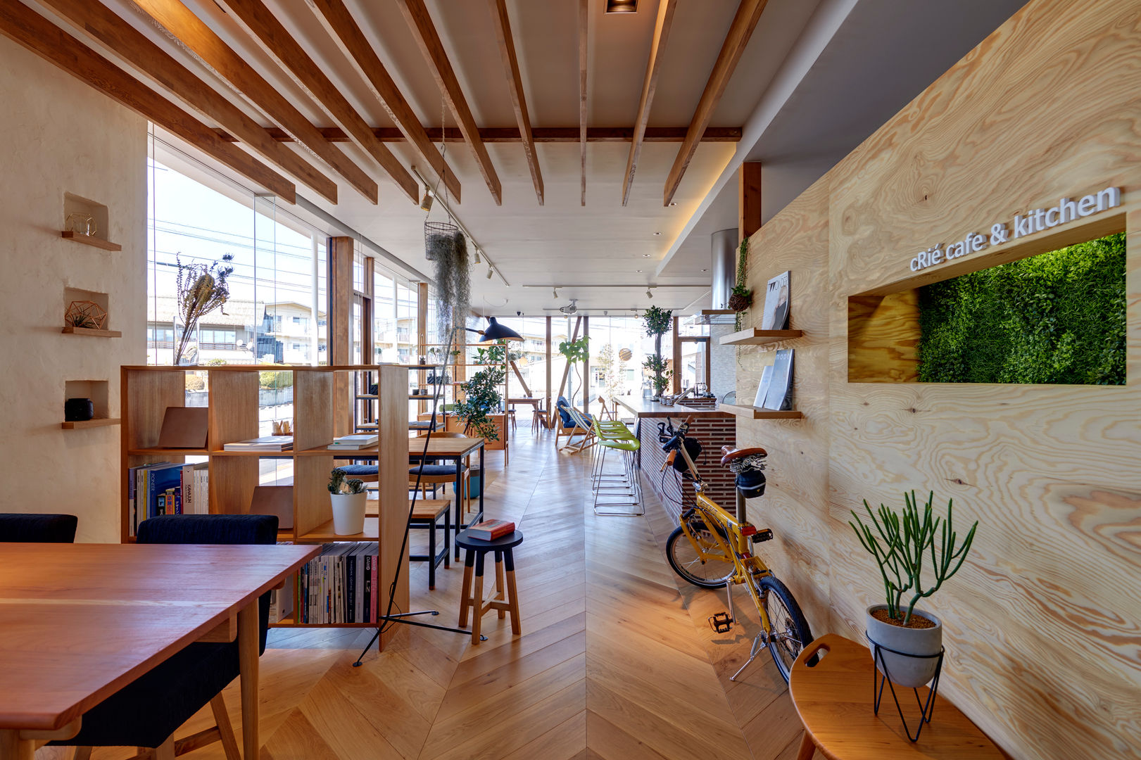 クリエ カフェ＆キッチン（cRié cafe&kitchen）, 青木建築設計事務所 青木建築設計事務所 Commercial spaces Commercial Spaces