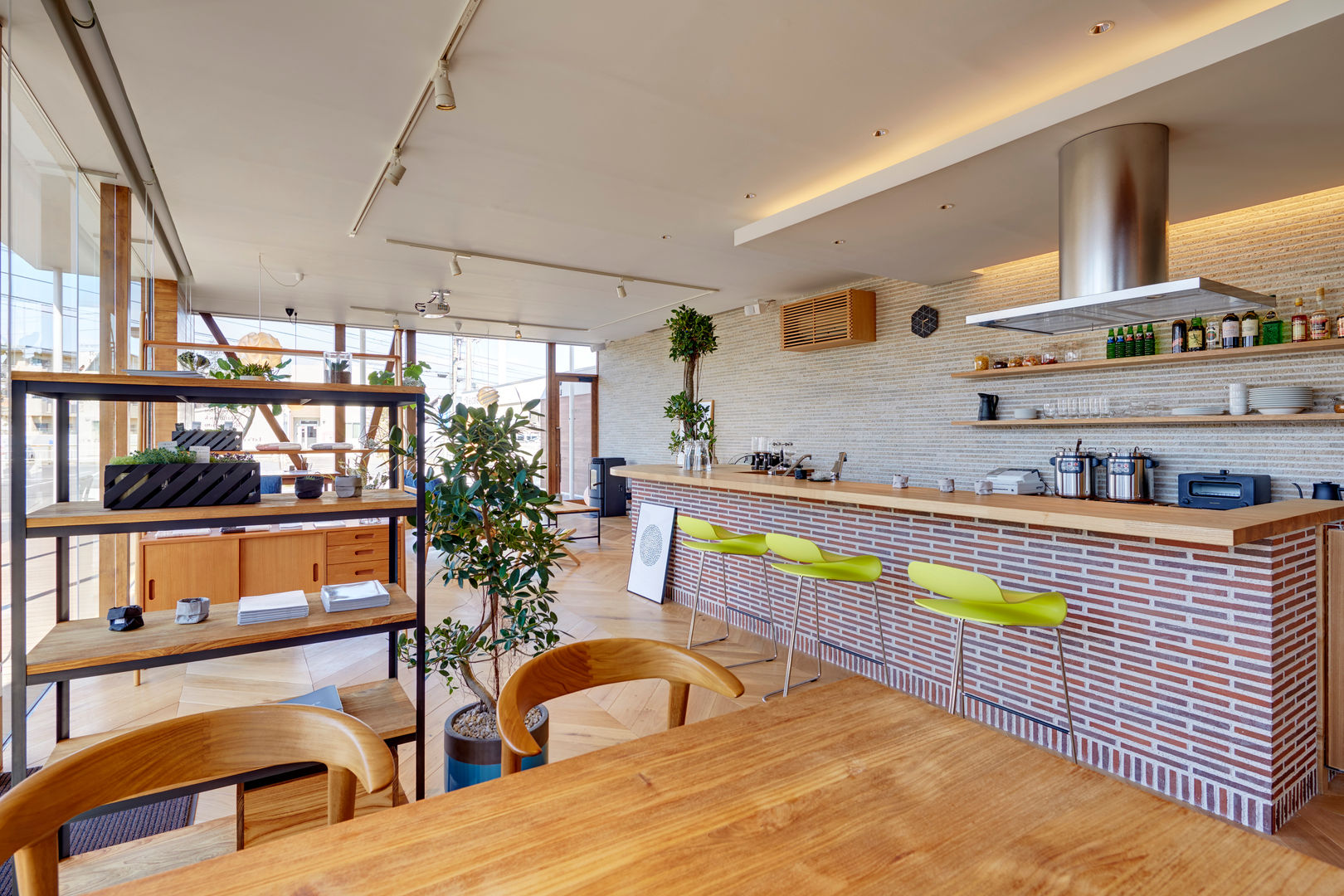 クリエ カフェ＆キッチン（cRié cafe&kitchen）, 青木建築設計事務所 青木建築設計事務所 Commercial spaces Commercial Spaces