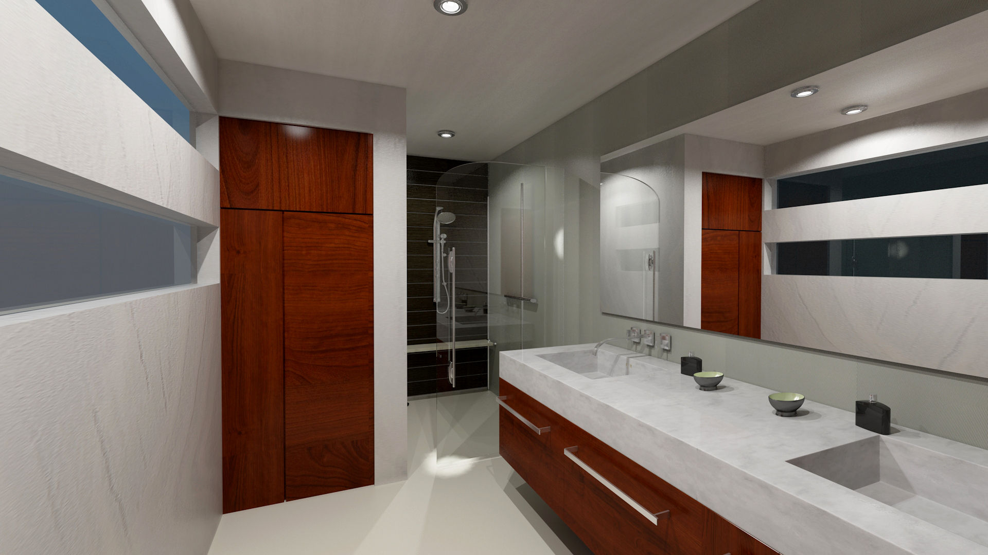 Renders Interiores, CouturierStudio CouturierStudio Modern bathroom