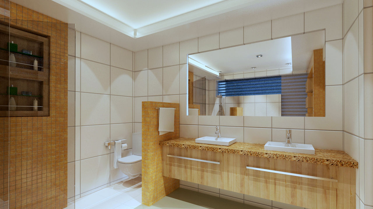 Renders Interiores, CouturierStudio CouturierStudio Modern bathroom