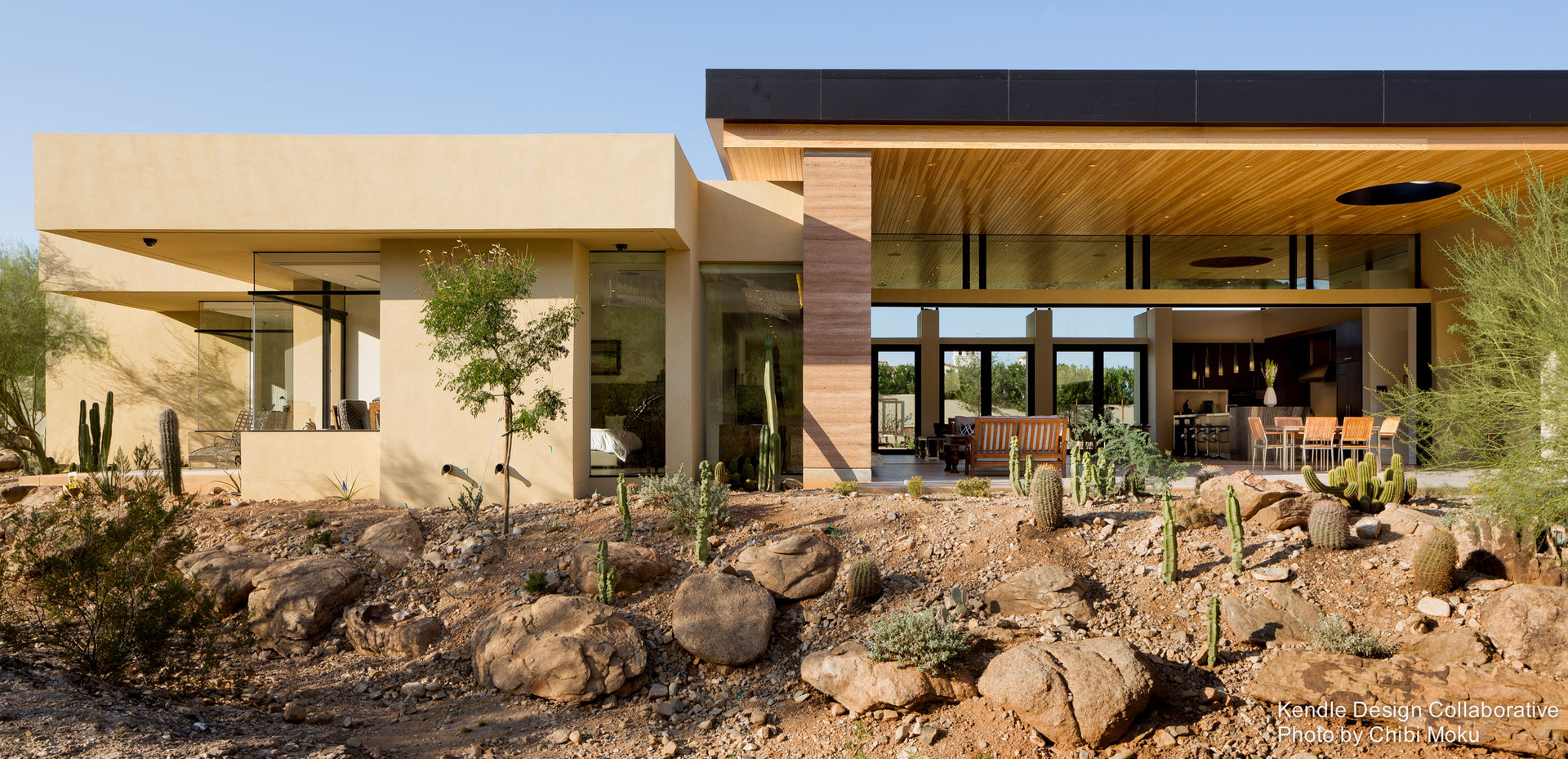 Kendle Design Collaborative | Desert Wash | Paradise Valley, AZ, Chibi Moku Architectural Films Chibi Moku Architectural Films منازل أسمنت