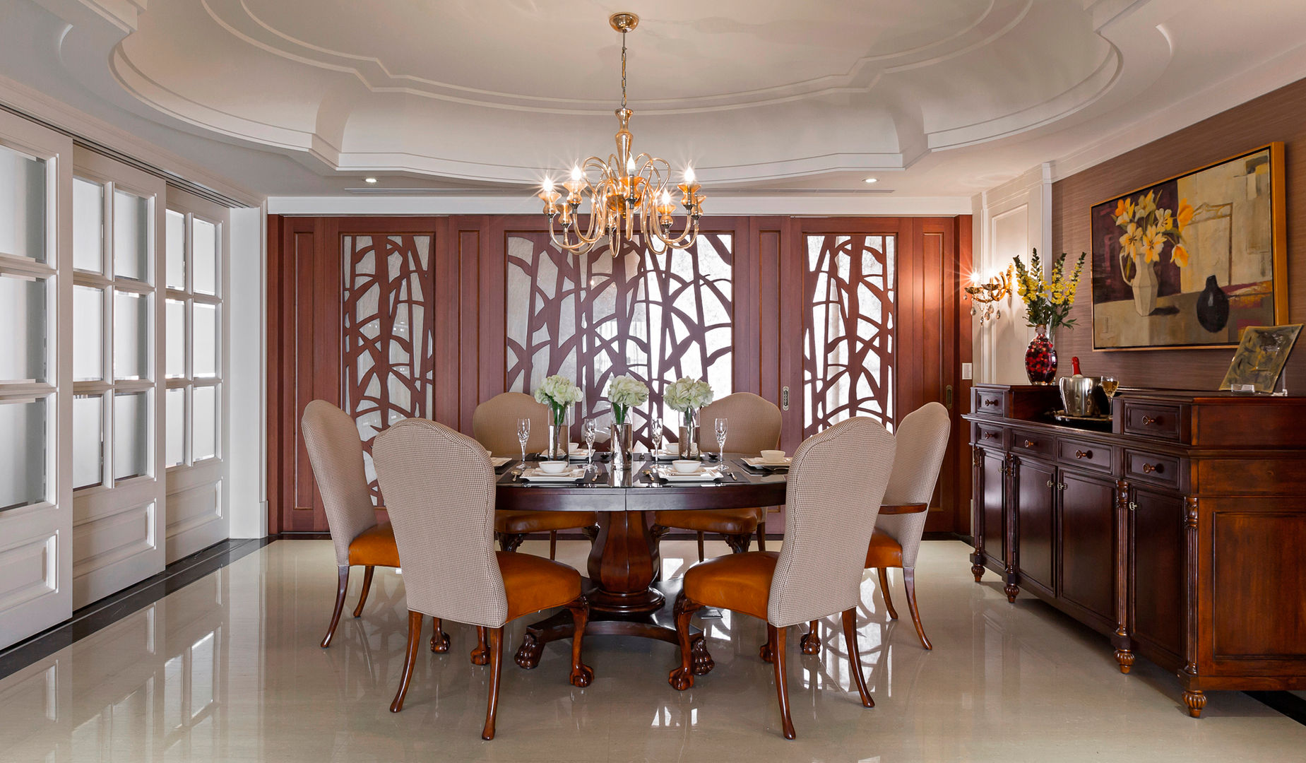 餐廳 漢品室內設計 Classic style dining room