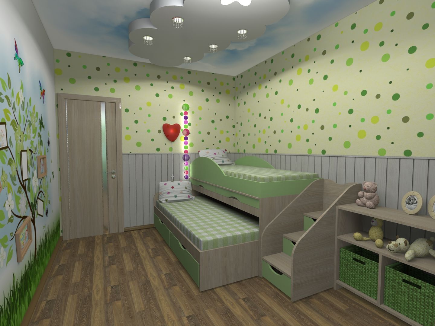 homify Quarto infantil minimalista