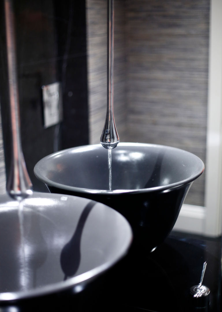 powder room Esra Kazmirci Mimarlik Modern bathroom gessi,powder room,faucet