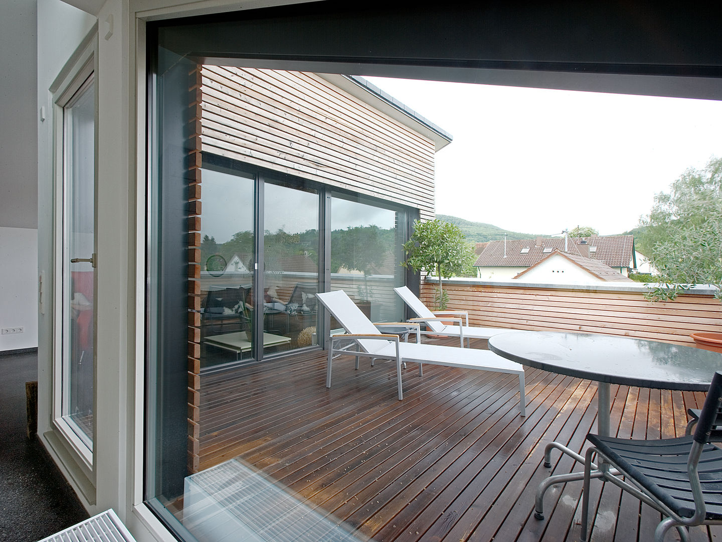 Wohnhaus M1 in Bad Boll , Gaus Architekten Gaus Architekten Moderne balkons, veranda's en terrassen