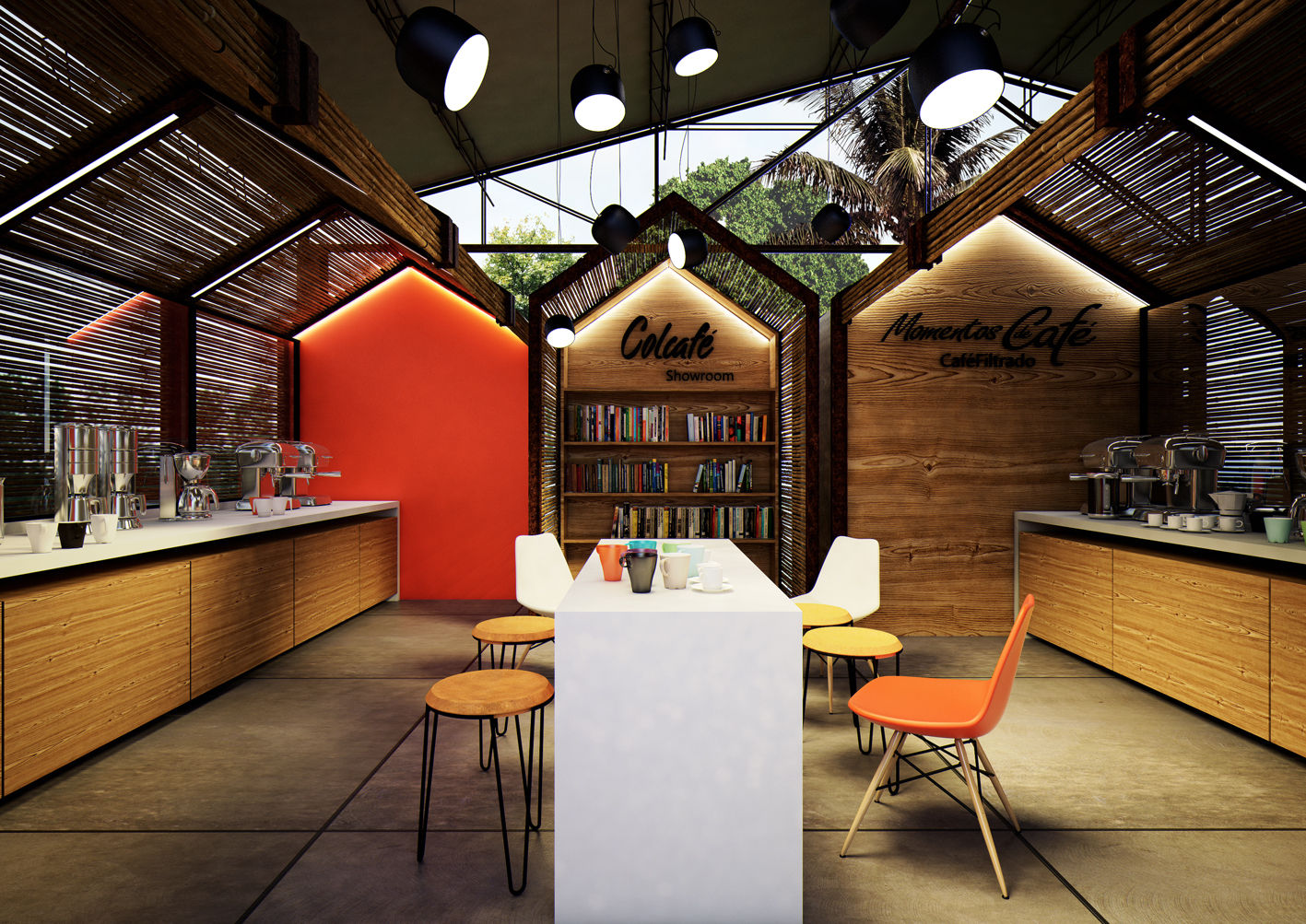 MOMENTOS DE CAFÉ _ Colcafé, @tresarquitectos @tresarquitectos Salle à manger rustique