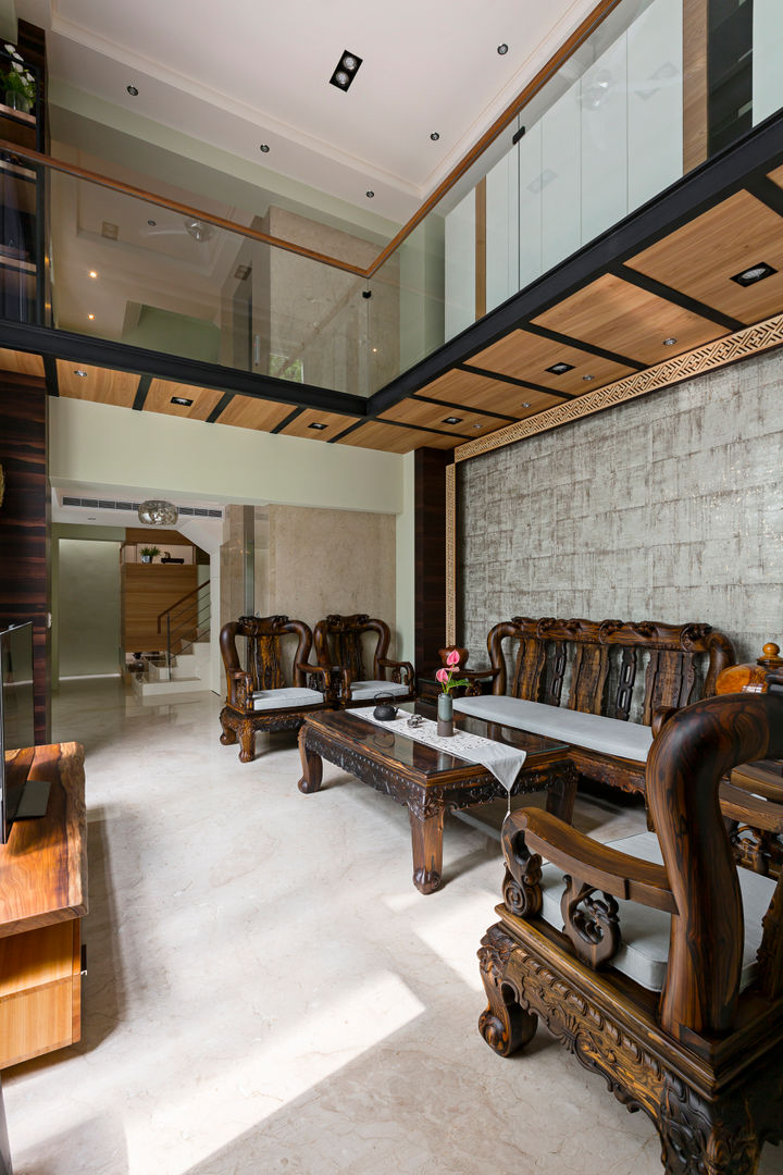 賀澤室內設計 HOZO_interior_design homify Asian style living room