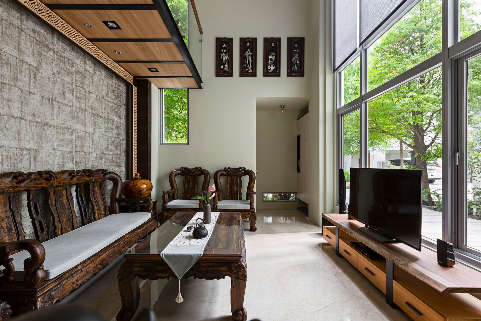 賀澤室內設計 HOZO_interior_design homify Asian style living room