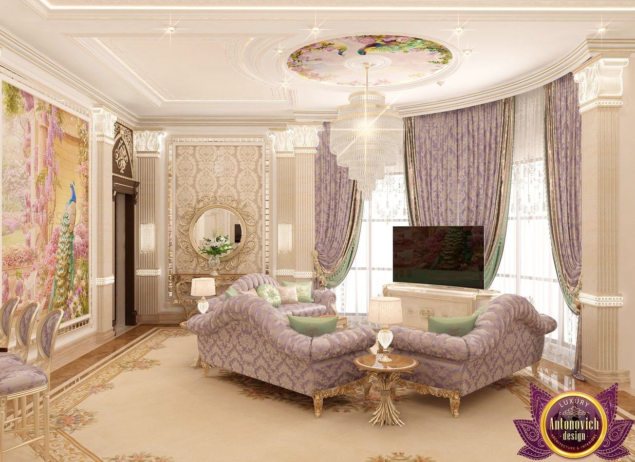 Beautiful living room from Katrina Antonovich, Luxury Antonovich Design Luxury Antonovich Design 클래식스타일 거실