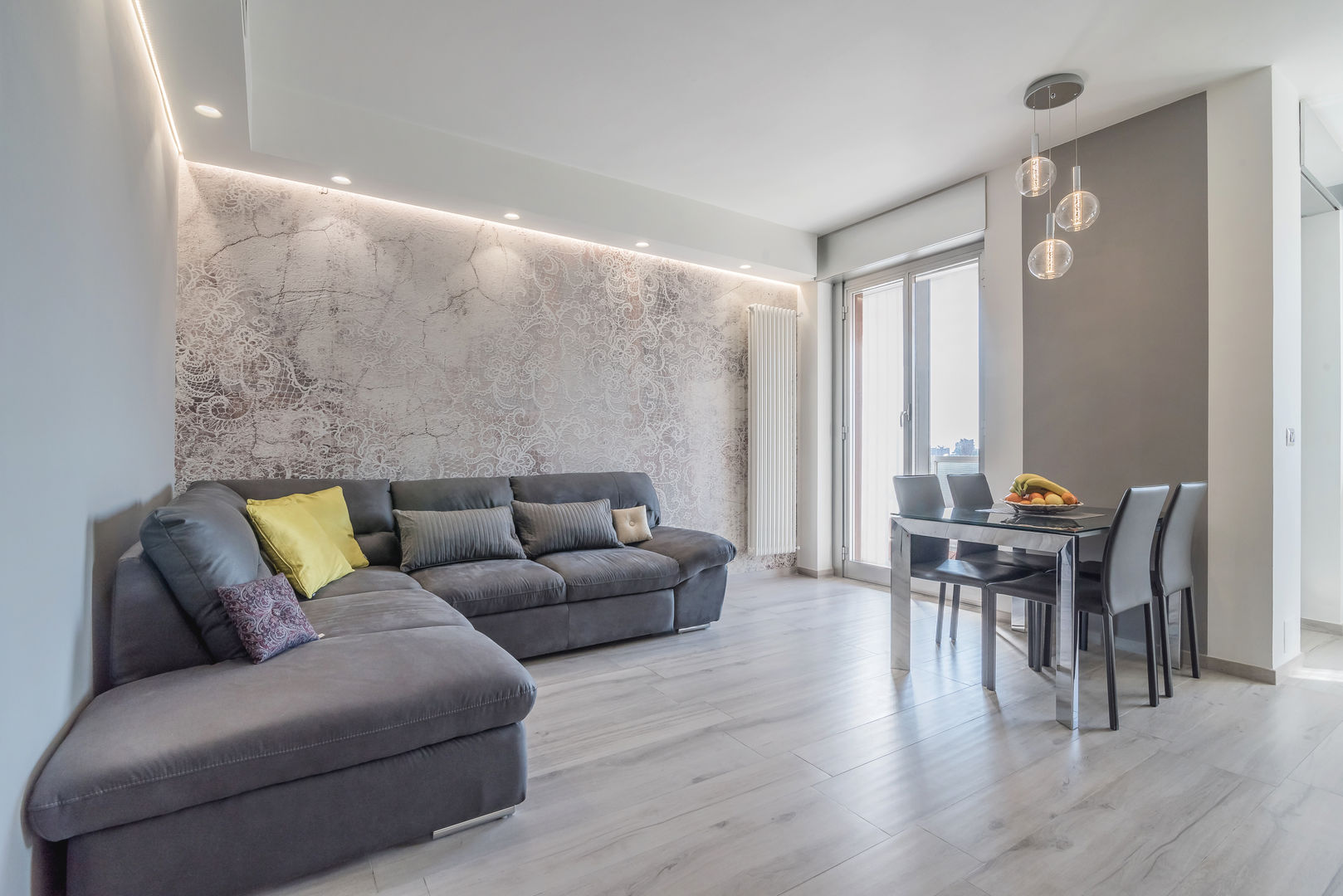 Ristrutturazione appartamento Torino, Beinasco, Facile Ristrutturare Facile Ristrutturare Salas de estar minimalistas