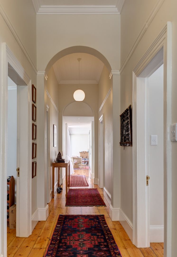 House Gillanders, Muse Architects Muse Architects Eclectic style corridor, hallway & stairs