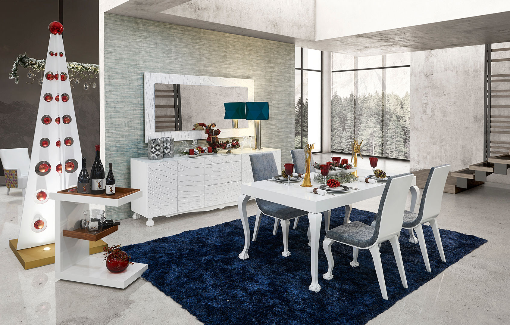 homify Modern Yemek Odası Bar & Büfeler