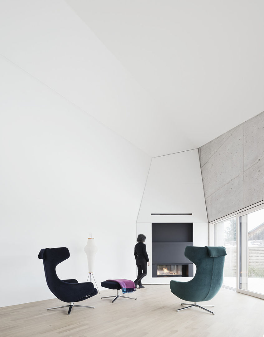 E20 Wohnhaus, steimle architekten steimle architekten Livings de estilo minimalista