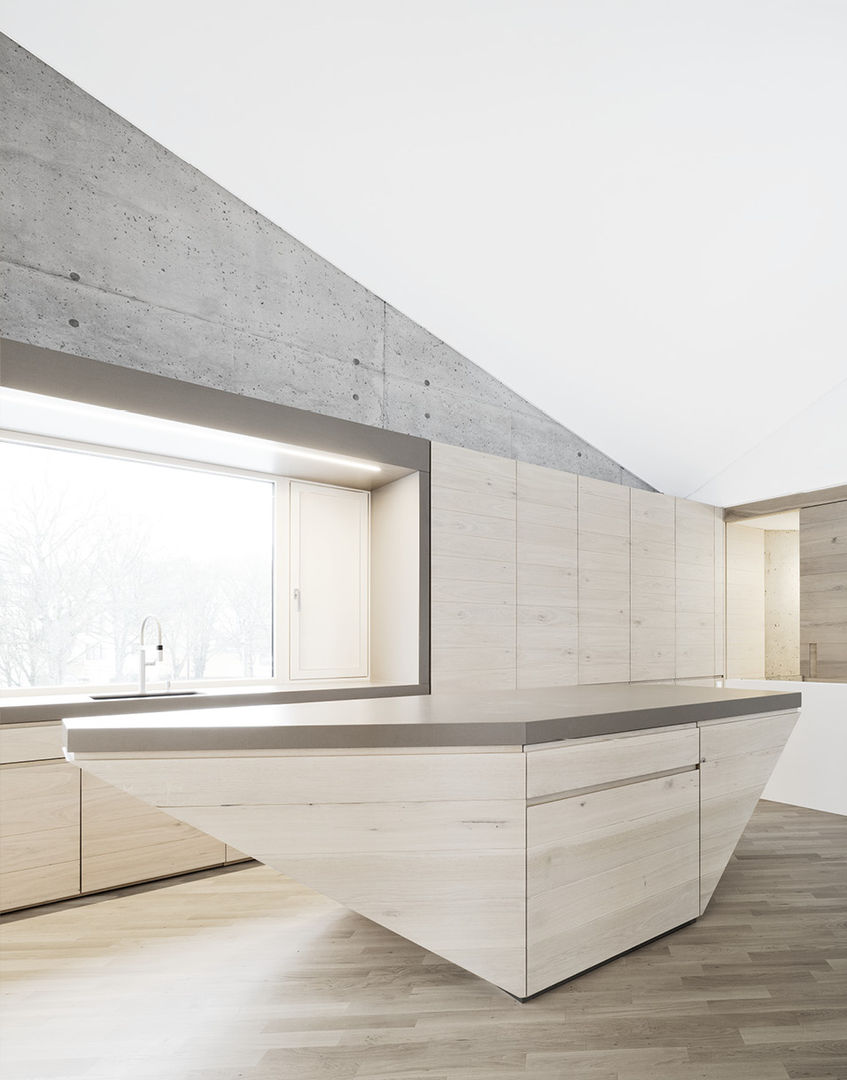 E20 Wohnhaus, steimle architekten steimle architekten Minimalistyczna kuchnia