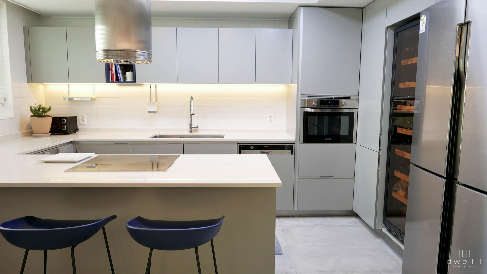 이촌동 ‘J’ 아파트, 드웰디자인 드웰디자인 Scandinavian style kitchen