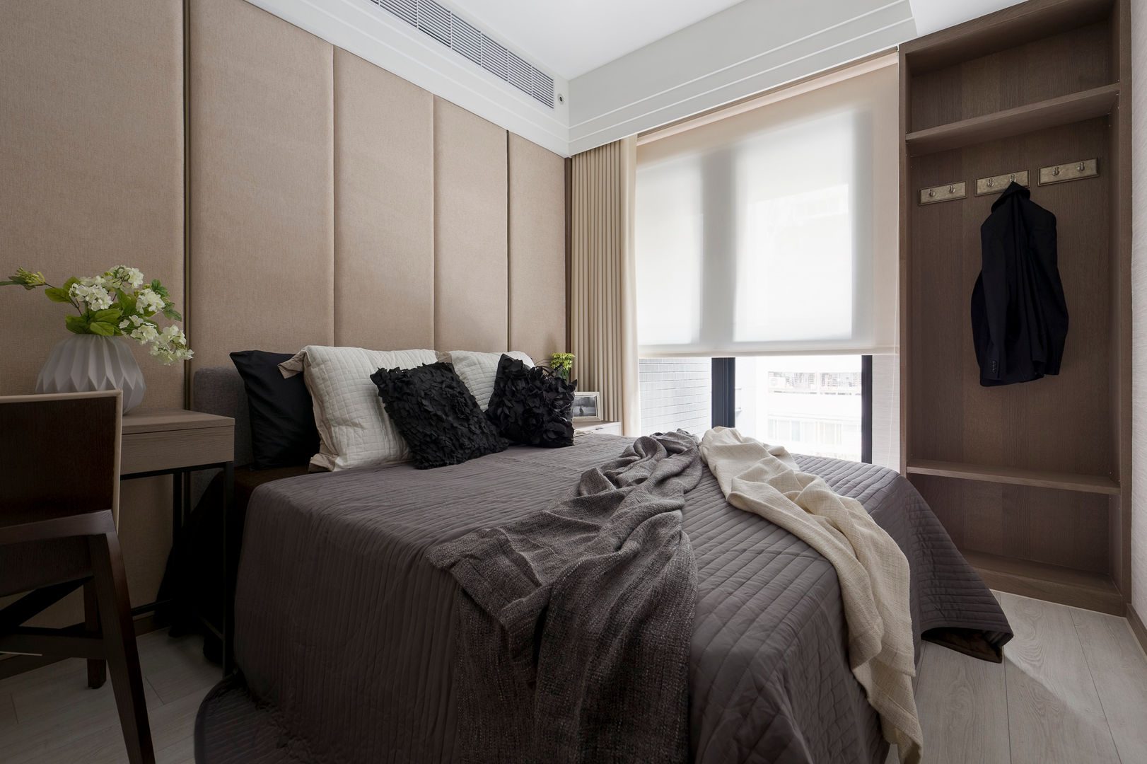 私宅-綠溢, 思為設計 SW Design 思為設計 SW Design Scandinavian style bedroom