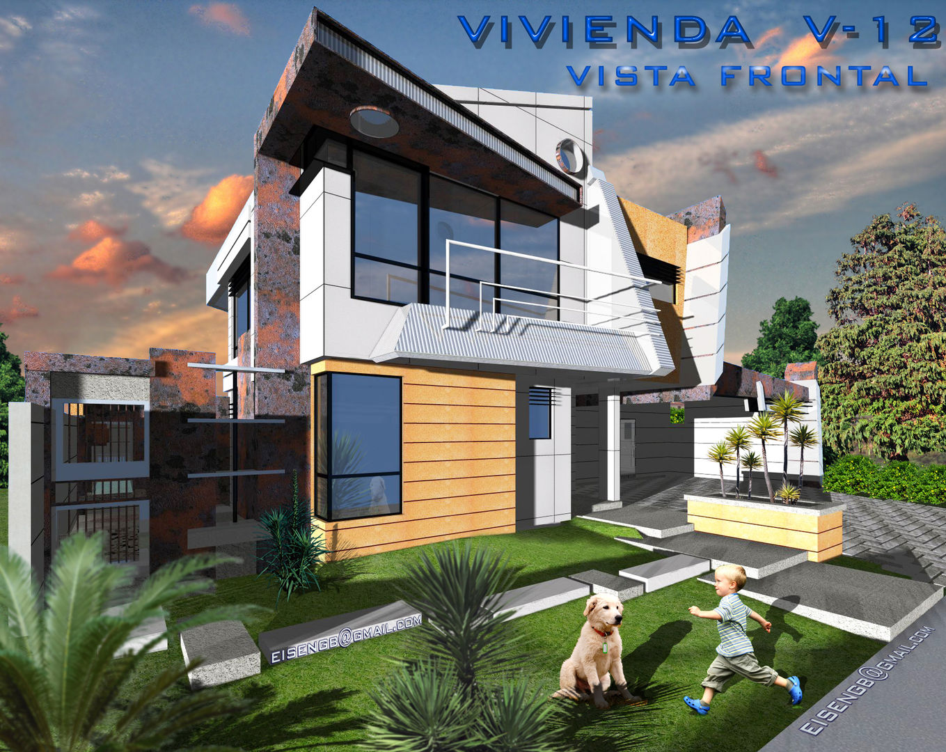 Vivienda unifamiliar V12., EISEN Arquitectura + Construccion EISEN Arquitectura + Construccion منازل الخرسانة