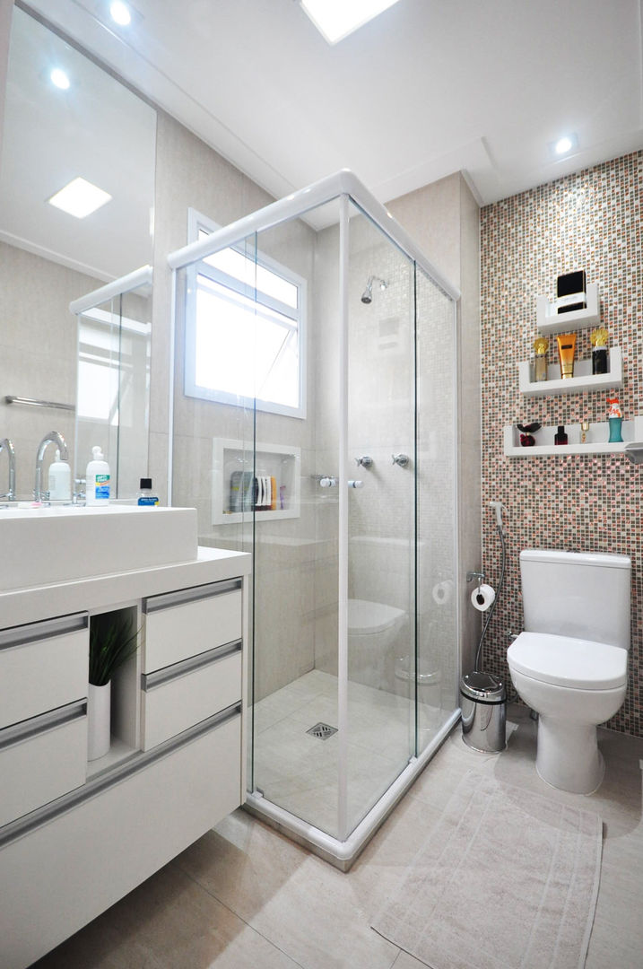 Apartamento São Caetano - 113M², Condecorar Arquitetura e Interiores Condecorar Arquitetura e Interiores Bathroom