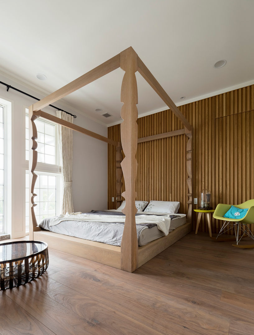 宜蘭健康屋 義式、美式, 耀昀創意設計有限公司/Alfonso Ideas 耀昀創意設計有限公司/Alfonso Ideas Scandinavian style bedroom