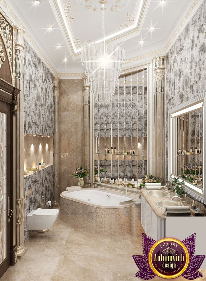 ​The best bathroom design ideas from Katrina Antonovich, Luxury Antonovich Design Luxury Antonovich Design Casas de banho clássicas
