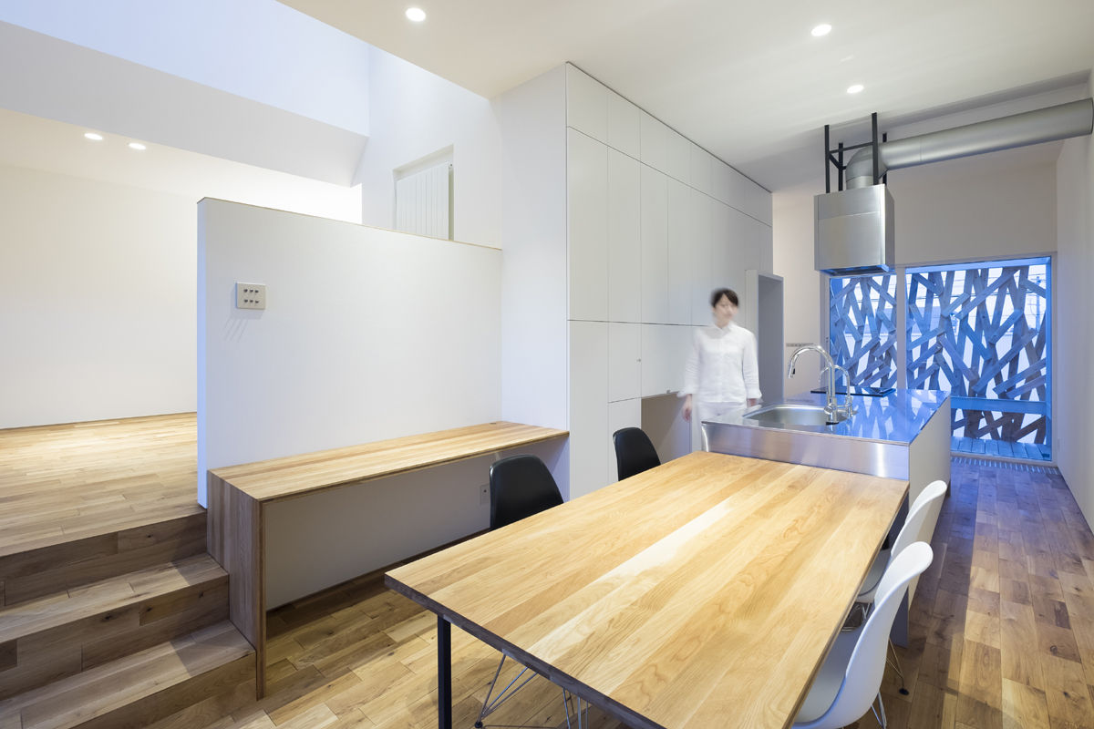 風みちの家, 一級建築士事務所 Atelier Casa 一級建築士事務所 Atelier Casa Modern dining room