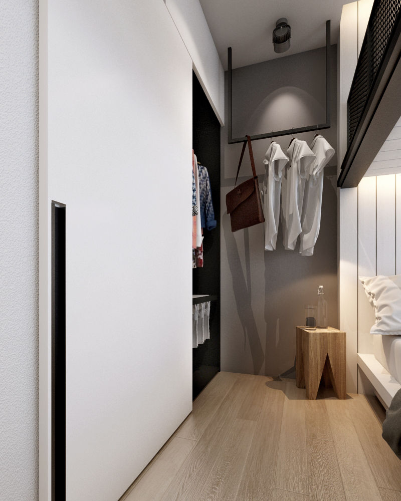 เตียงสองชั้น, ramรับออกแบบตกแต่งภายใน ramรับออกแบบตกแต่งภายใน Dormitorios modernos: Ideas, imágenes y decoración Camas y cabeceras