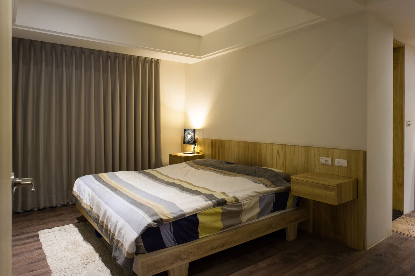 主臥 homify Scandinavian style bedroom
