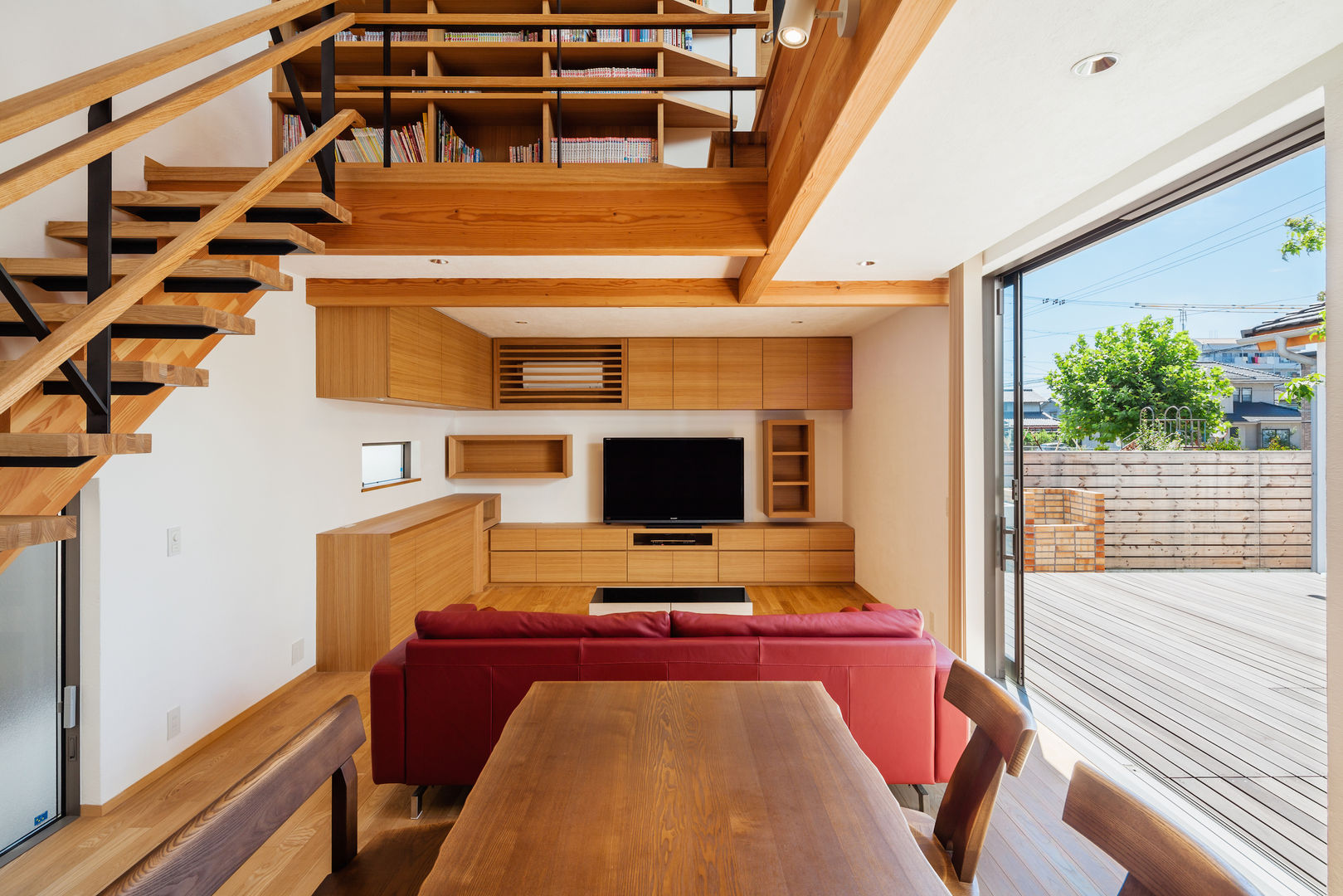新涯の家, 株式会社seki.design 株式会社seki.design Modern living room