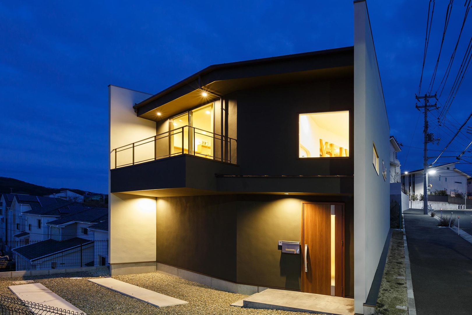 双子壁の家, 株式会社seki.design 株式会社seki.design Casas modernas