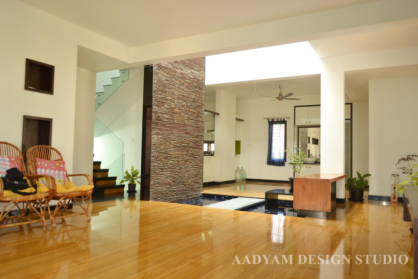 Staggered Cubes, Aadyam Design Studio Aadyam Design Studio Dapur Minimalis