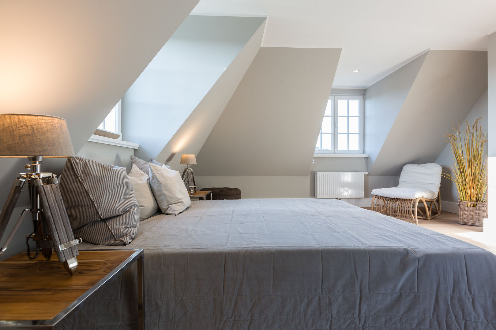 Homestaging nach Hausumbau in Westerland auf Sylt, Home Staging Sylt GmbH Home Staging Sylt GmbH Kamar Tidur Modern