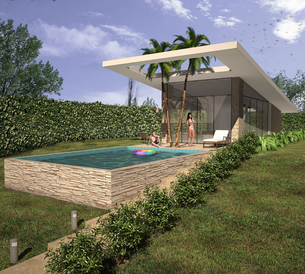 VIVIENDA CAMPESTRE, Elementum Arquitectos SAS Elementum Arquitectos SAS Modern houses