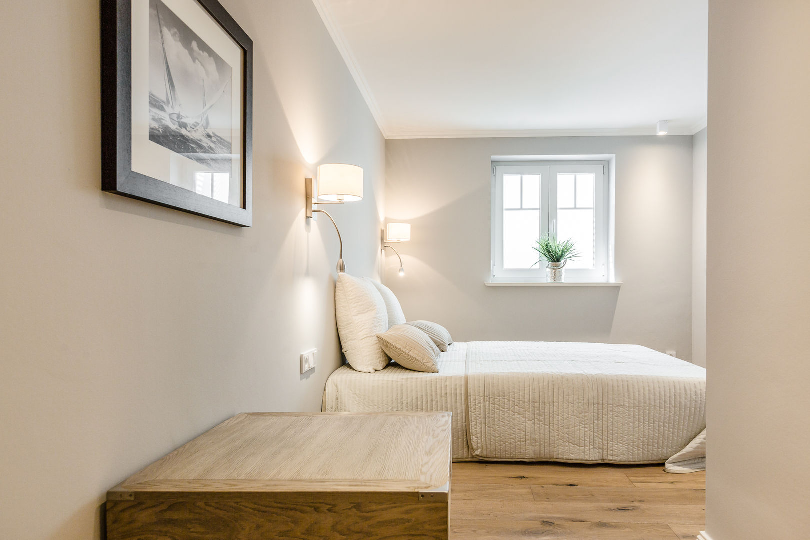 Homestaging einer Ferienwohnung in Westerland auf Sylt, Home Staging Sylt GmbH Home Staging Sylt GmbH Phòng ngủ phong cách hiện đại