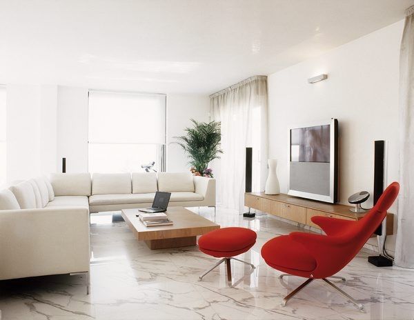 Ristrutturazione appartamento Como, Cappelletti Architetti Cappelletti Architetti Living room Marble