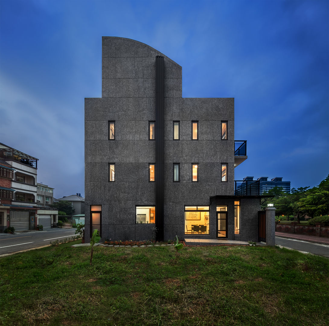 綠森活 Living in a Green Forest, Glocal Architecture Office (G.A.O) 吳宗憲建築師事務所/安藤國際室內裝修工程有限公司 Glocal Architecture Office (G.A.O) 吳宗憲建築師事務所/安藤國際室內裝修工程有限公司 Casas modernas