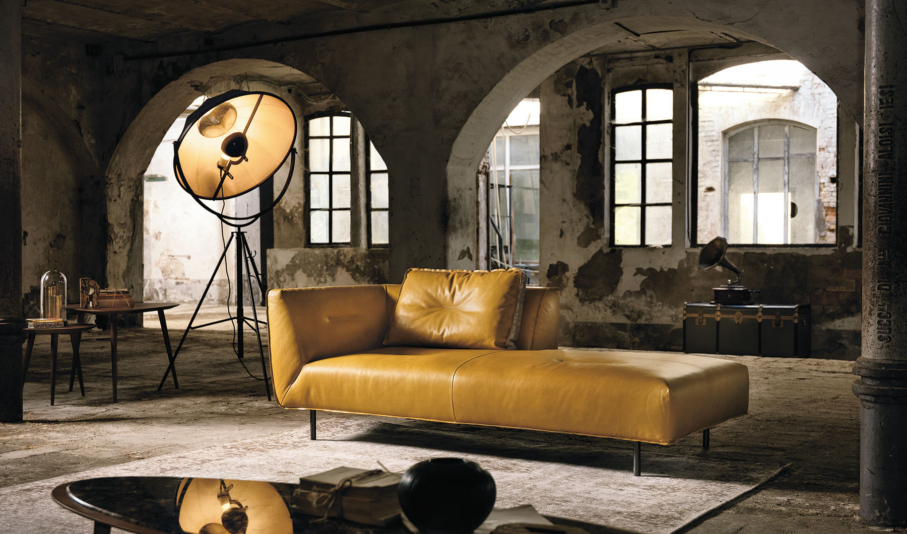 Cesta - Divano, Cappelletti Architetti Cappelletti Architetti Modern living room Leather Grey Sofas & armchairs