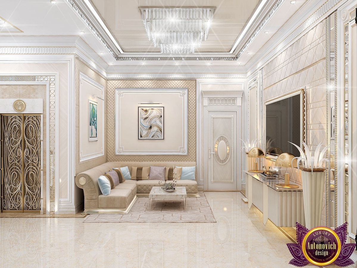 ​ Hospitality interior ideas of Katrina Antonovich, Luxury Antonovich Design Luxury Antonovich Design ทางเดินสไตล์คลาสสิกห้องโถงและบันได