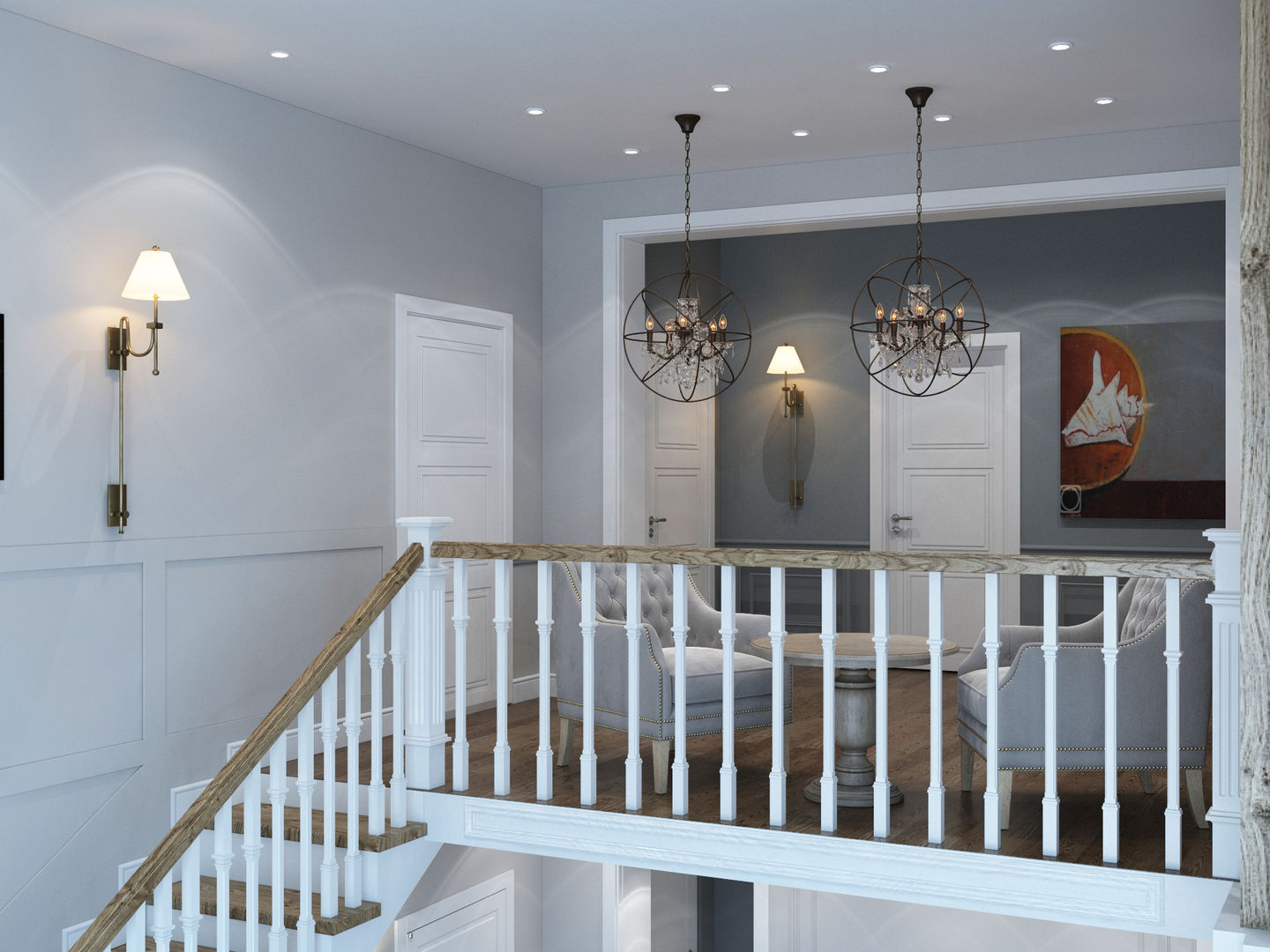 homify Classic style corridor, hallway and stairs