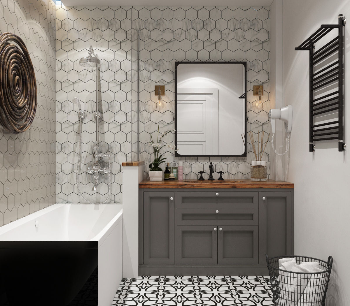 homify Classic style bathroom