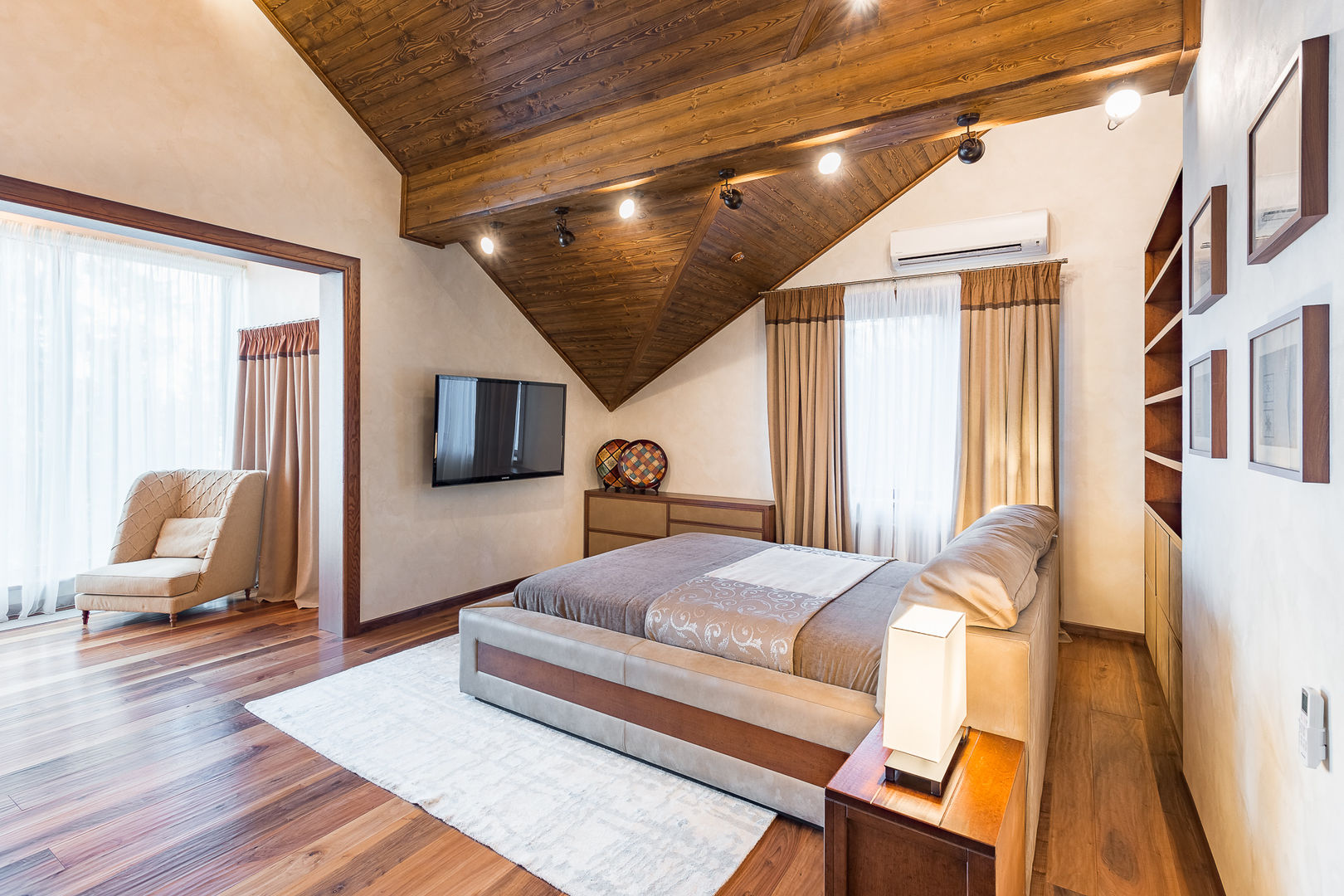 homify Ausgefallene Schlafzimmer Holz Holznachbildung