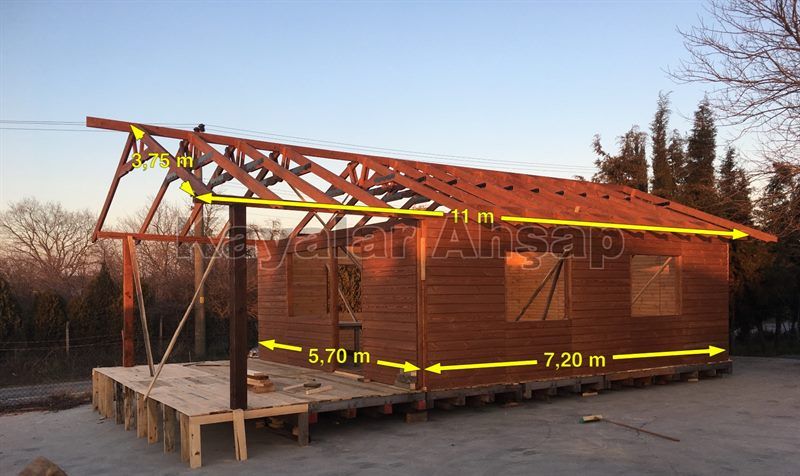 Ahşap ev yapımı, KAYALAR AHŞAP KERESTE ÜRÜNLERİ KAYALAR AHŞAP KERESTE ÜRÜNLERİ Minimalist Bahçe