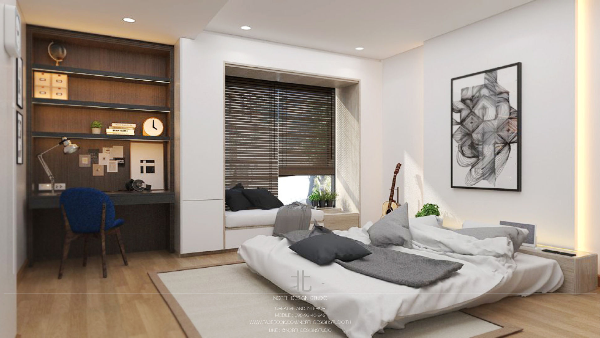 homify Modern style bedroom