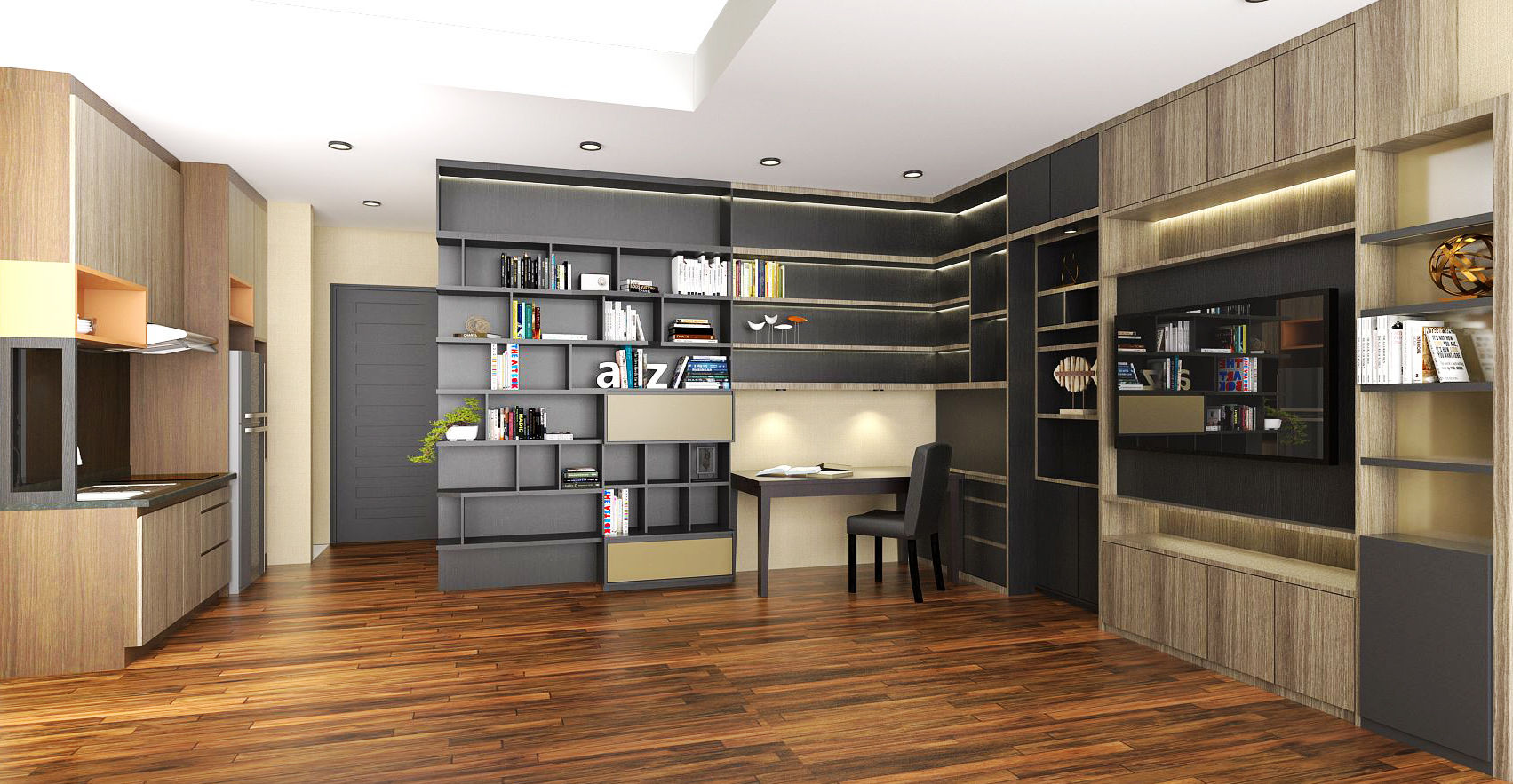 homify Modern Study Room and Home Office