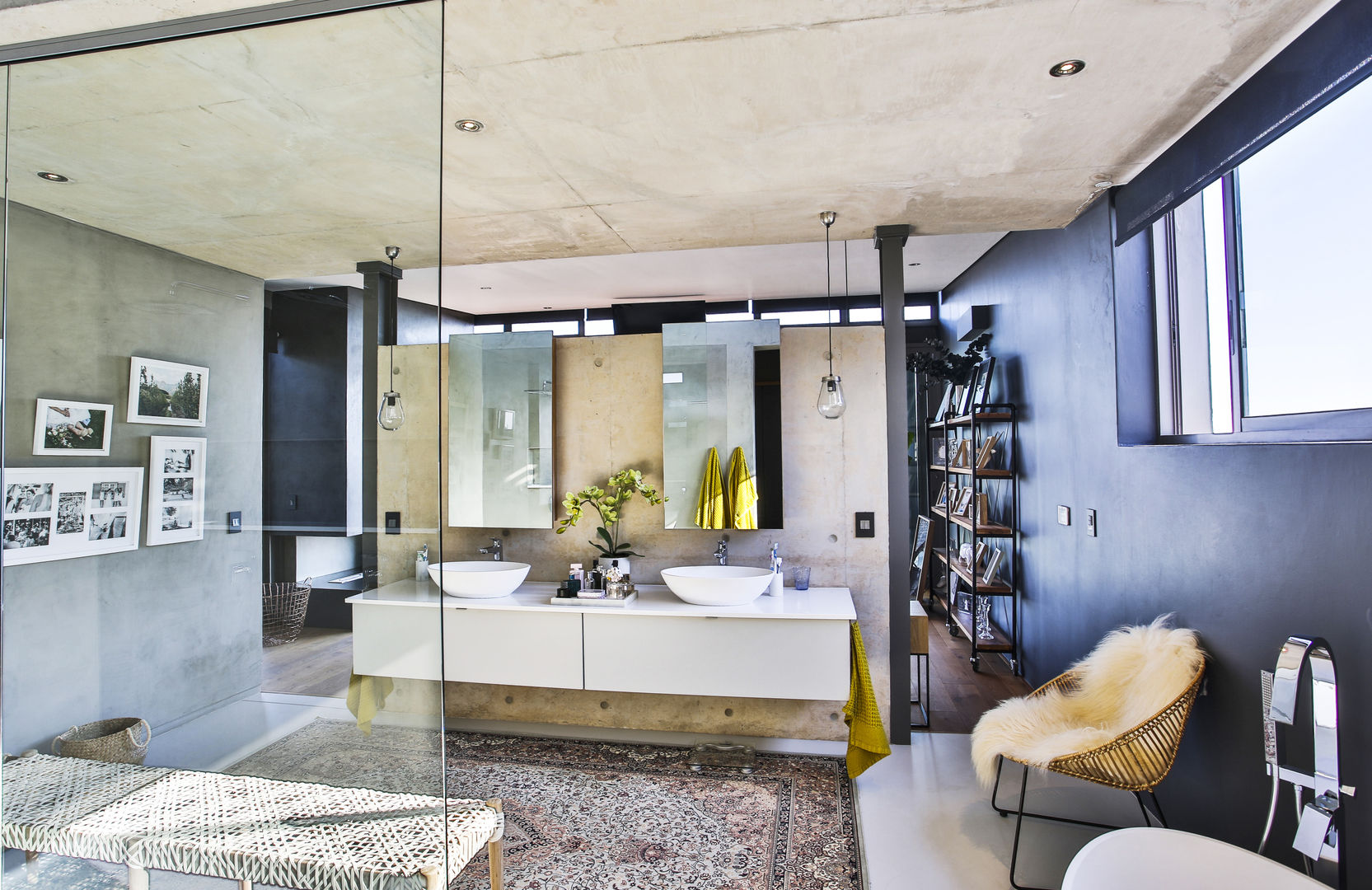 House Pautz homify Modern style bathrooms Concrete